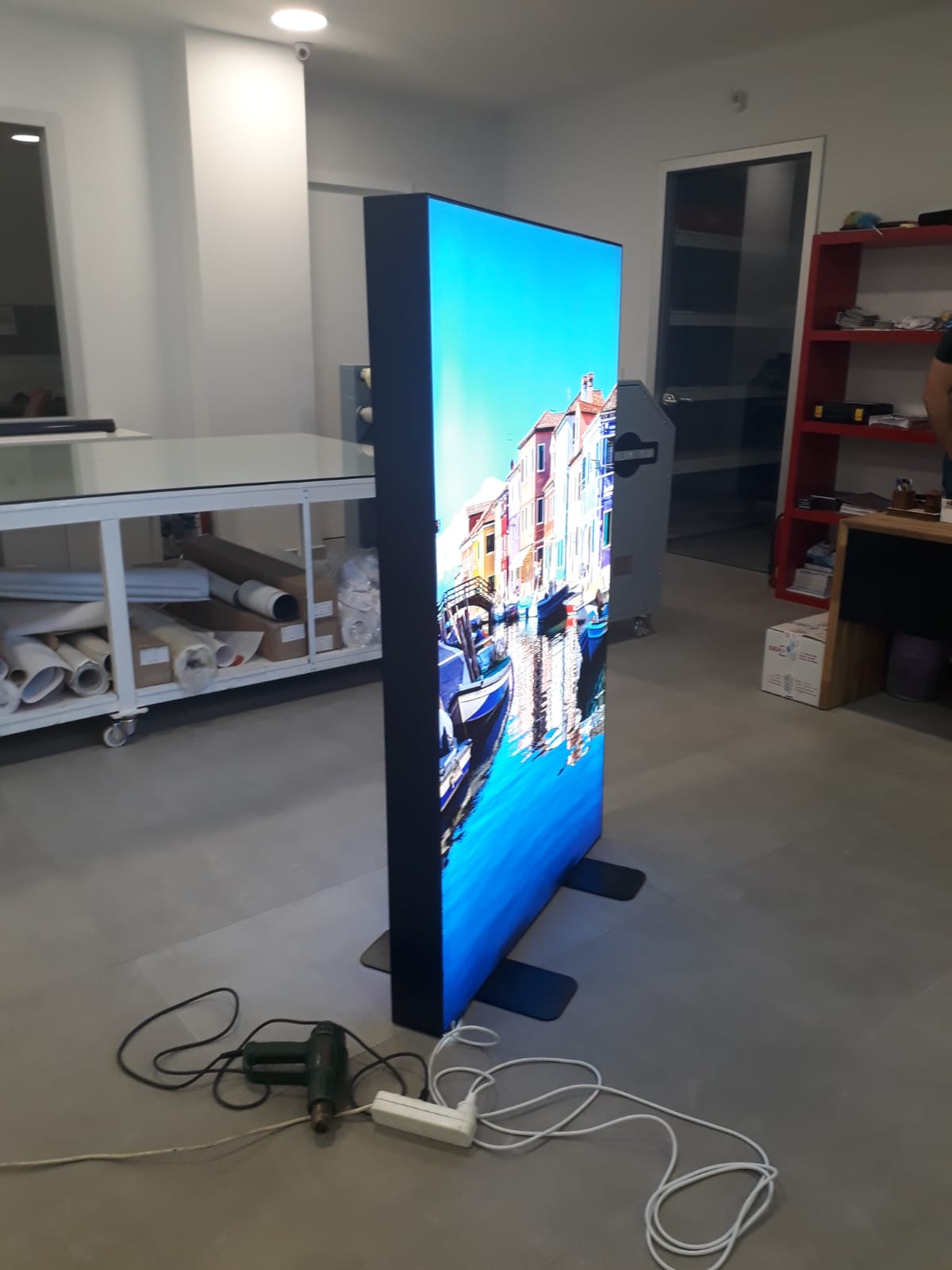 ışıklı tekstilbox
